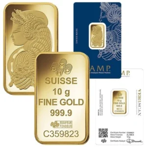 10 Gram Pamp Suisse Gold Bar - Image 2